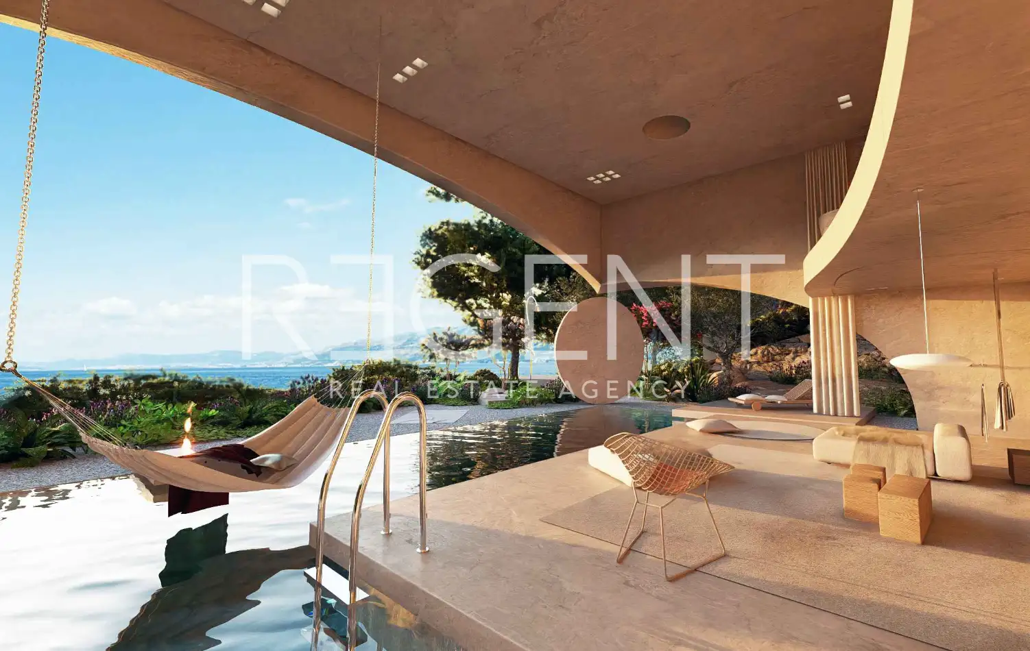 Brač, Postira - Građevinsko zemljište sa projektom vile