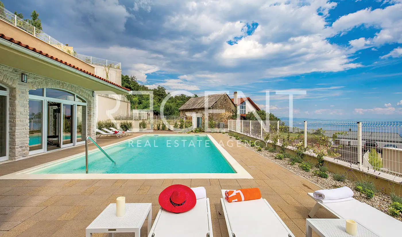Opatija, Veprinac – Luksusowa willa na działce o powierzchni 1076 m2