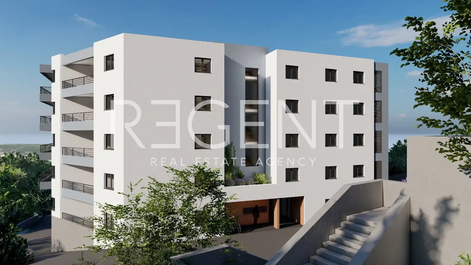 Makarska, Centar - Dvosoban stan 73 m2 - NOVOGRADNJA