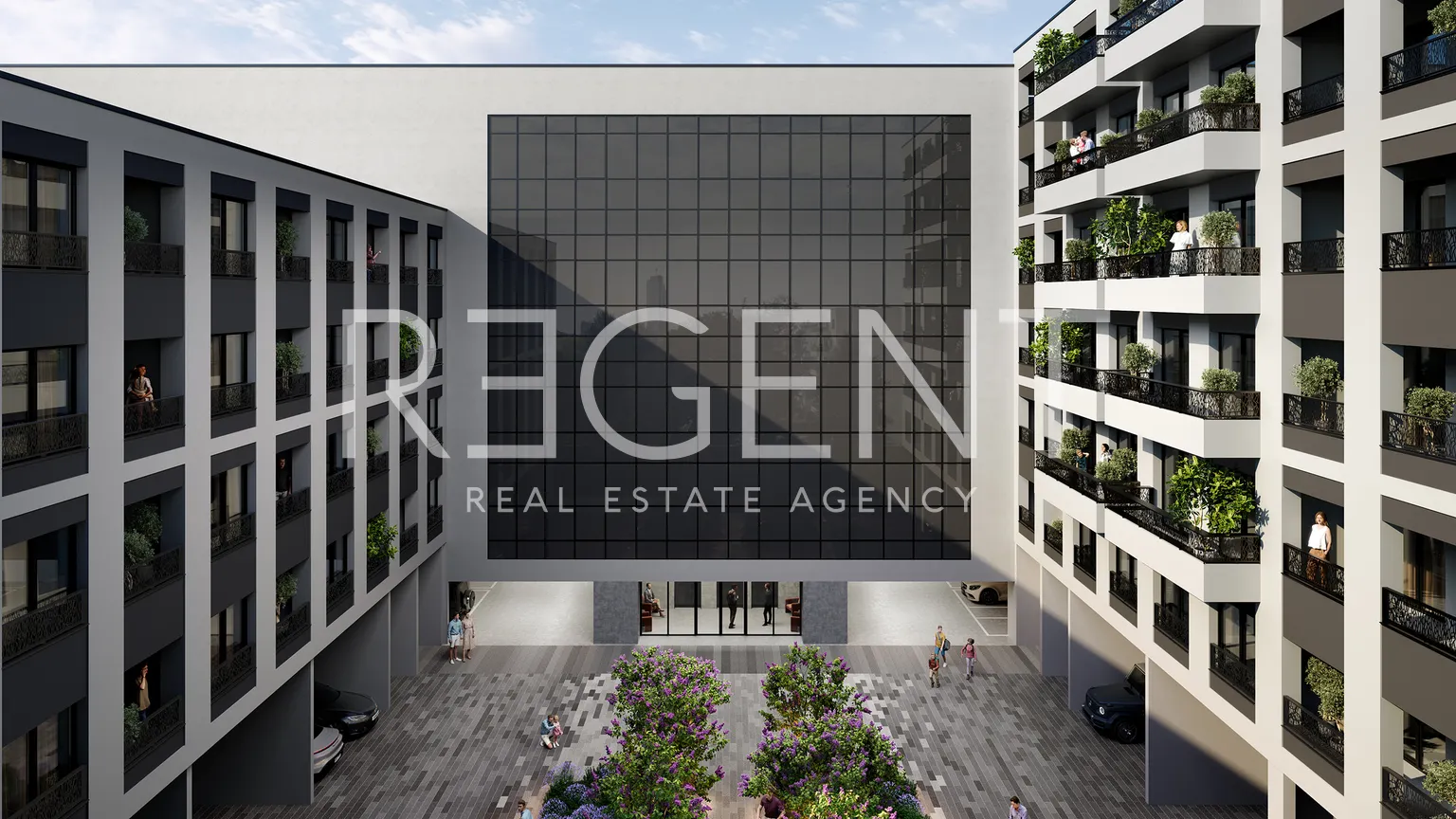 Záhřeb, Trešnjevka, "Allegheny plaza" - Komerční prostor v moderním obytně-komerčním komplexu 102 m2