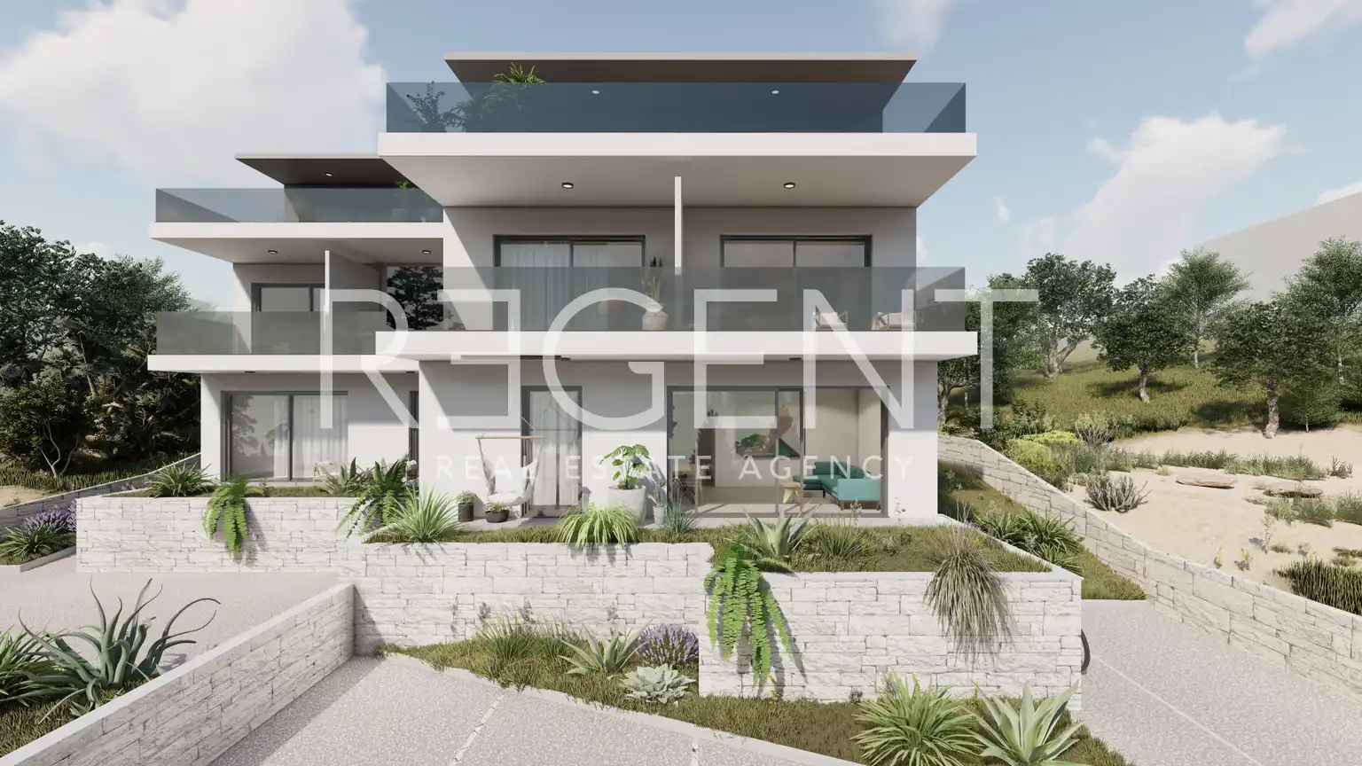 Sebenico, Brodarica - Appartamento moderno in un nuovo edificio di 93,56 m2