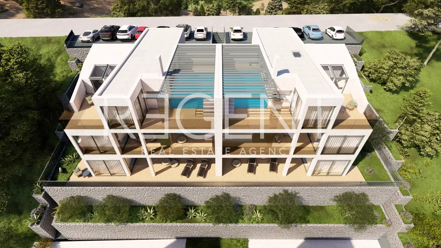 Trogir, Marina – stan 123 m², 2 spavaće sobe, bazen, 150 m od mora