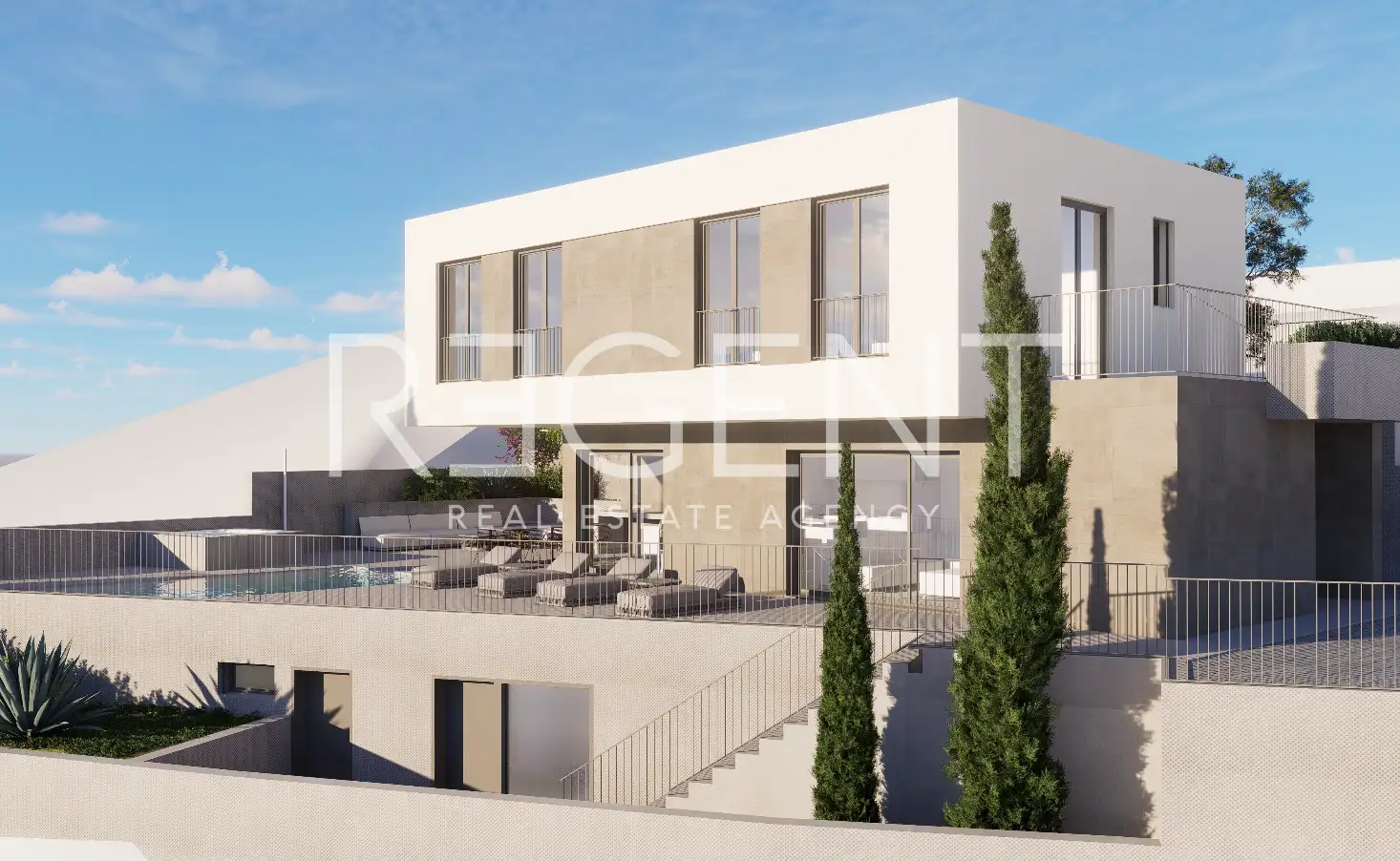 Split, Solin - Građevinsko zemljište sa projektom ville
