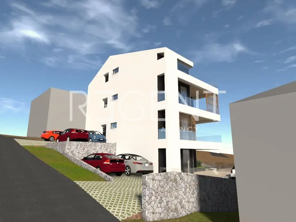 Trogir, Čiovo - Trosoban stan u modernoj novogradnji