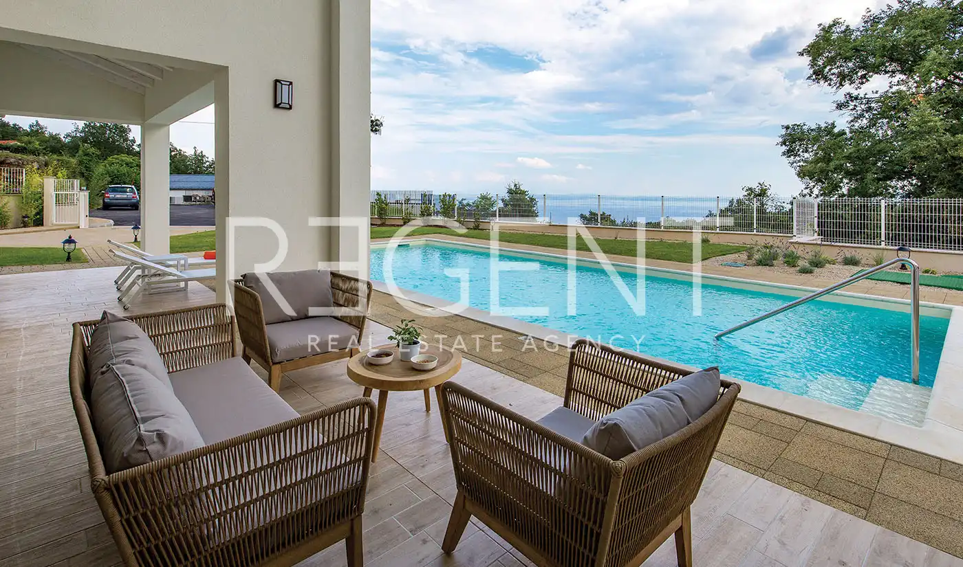 Opatija, Veprinac – Luksusowa willa na działce o powierzchni 1034 m2