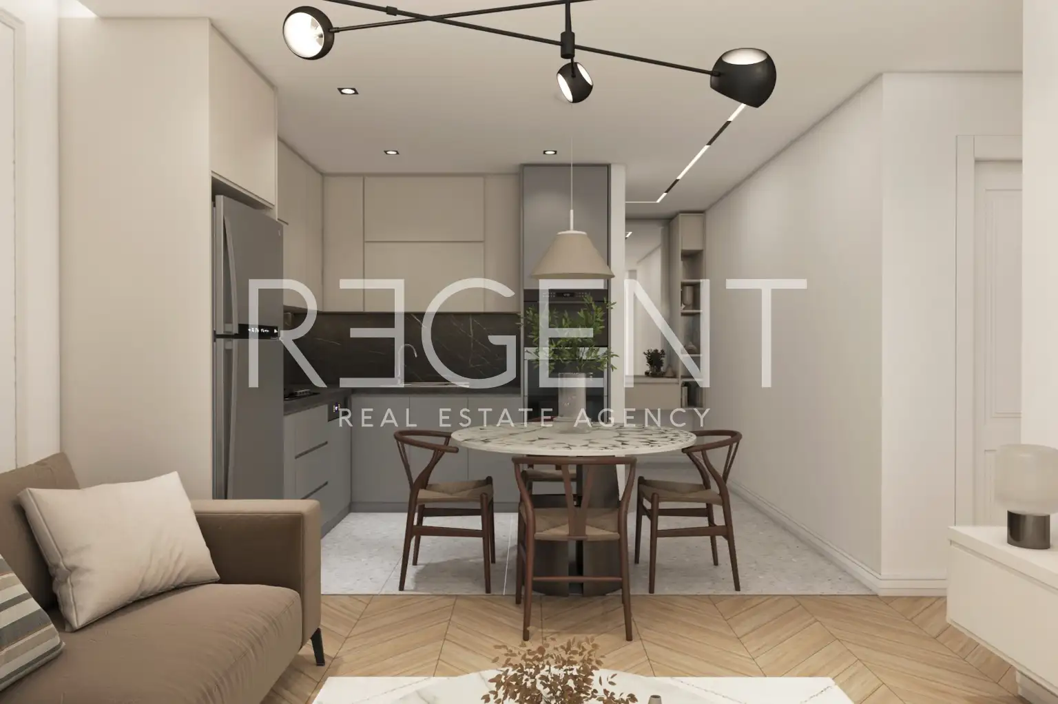 Pula, Banjole - Trosoban apartman s pogledom na more