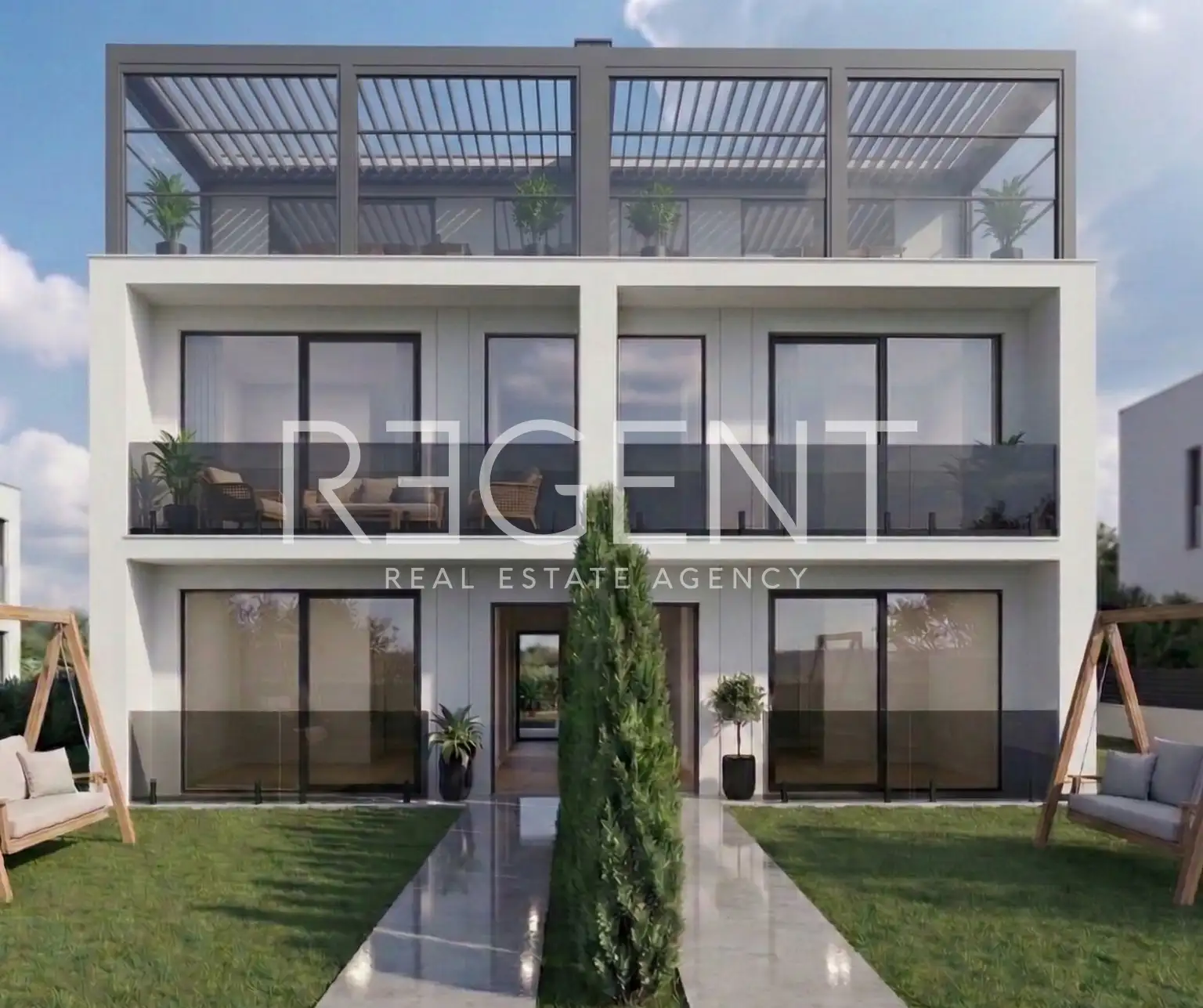 Zadar, Ljubač — Villa 273 m², Pool, Sauna, Dachterrasse, Meerblick