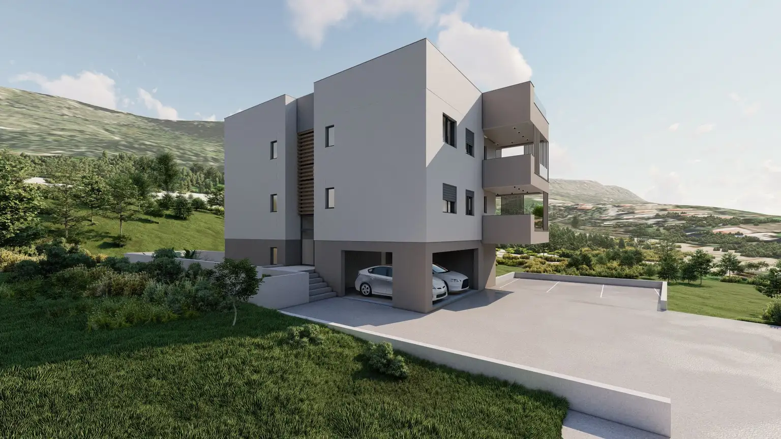Podstrana - Exclusive new building in a prime location