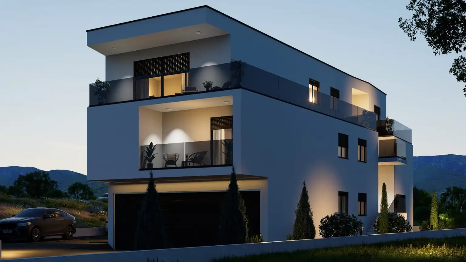 Kaštela, Kaštel Novi - Moderner Neubau in ruhiger Umgebung