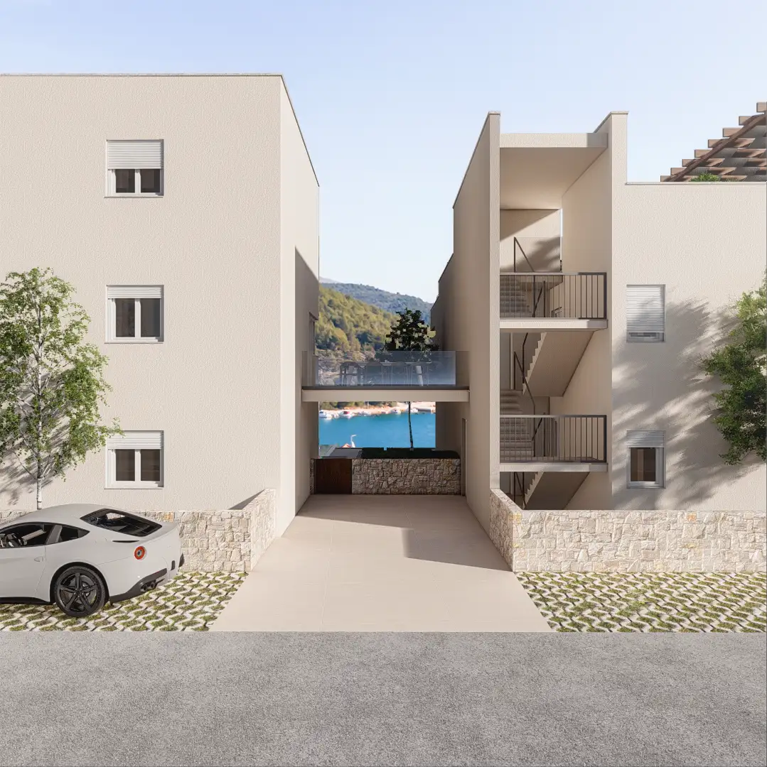 Trogir, Marina - Moderna nuova costruzione con vista mare