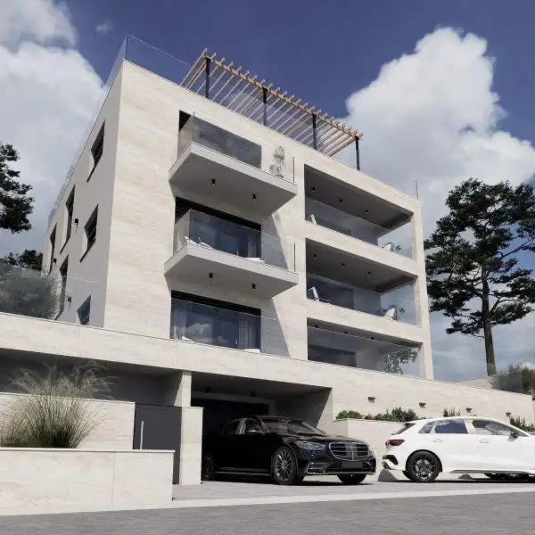 Postira, Brač – stanovi u novogradnji 140 m od mora