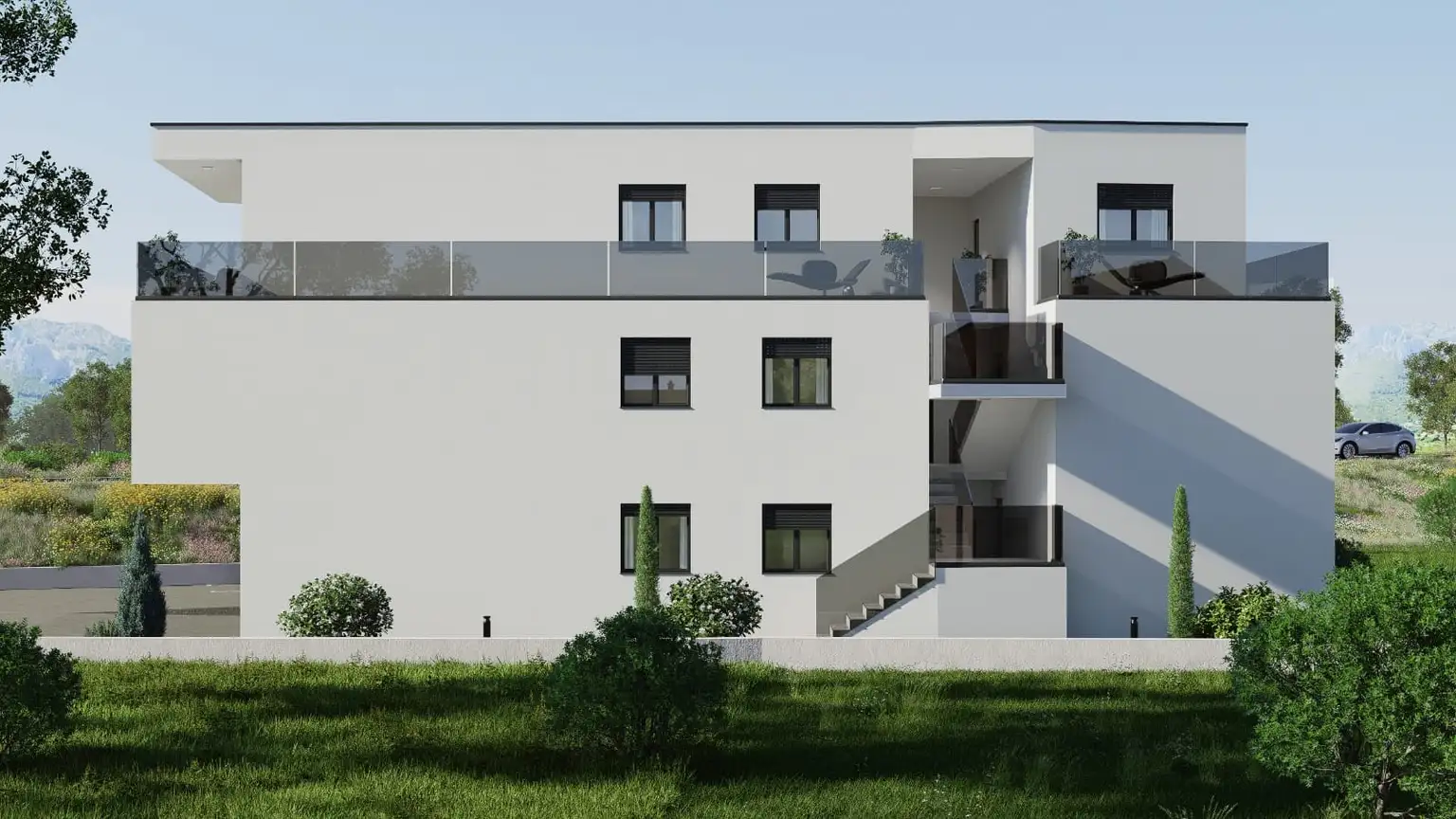 Kaštela, Kaštel Novi - Moderner Neubau in ruhiger Umgebung