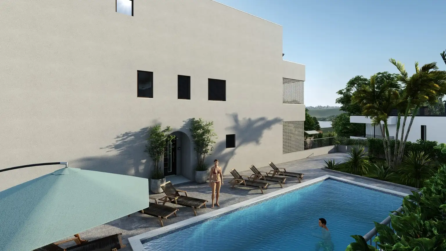 Чиово, Слатине - Современная новостройка в непосредственной близости от моря