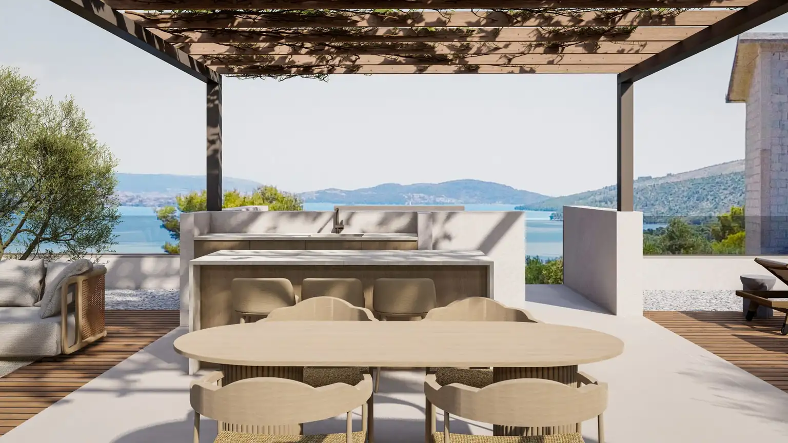 Marina - Nuova costruzione moderna con vista mare