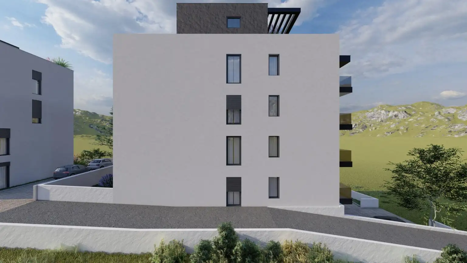 Podstrana - Ekskluzywna nowa zabudowa w pobliżu morza