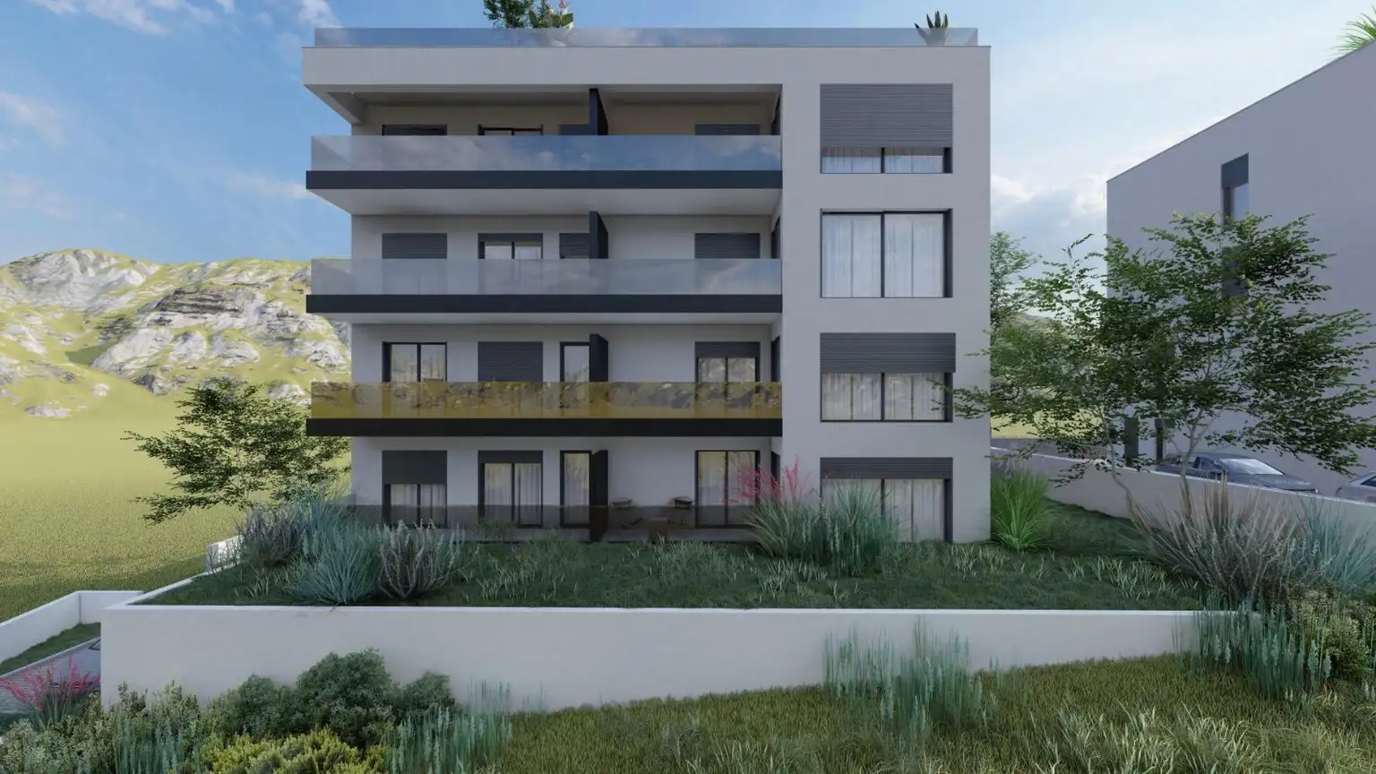 Podstrana - Ekskluzywna nowa zabudowa w pobliżu morza