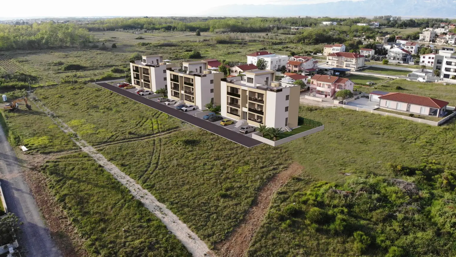 Privlaka – new construction 120m from the sea, apartments 78–94 sqm