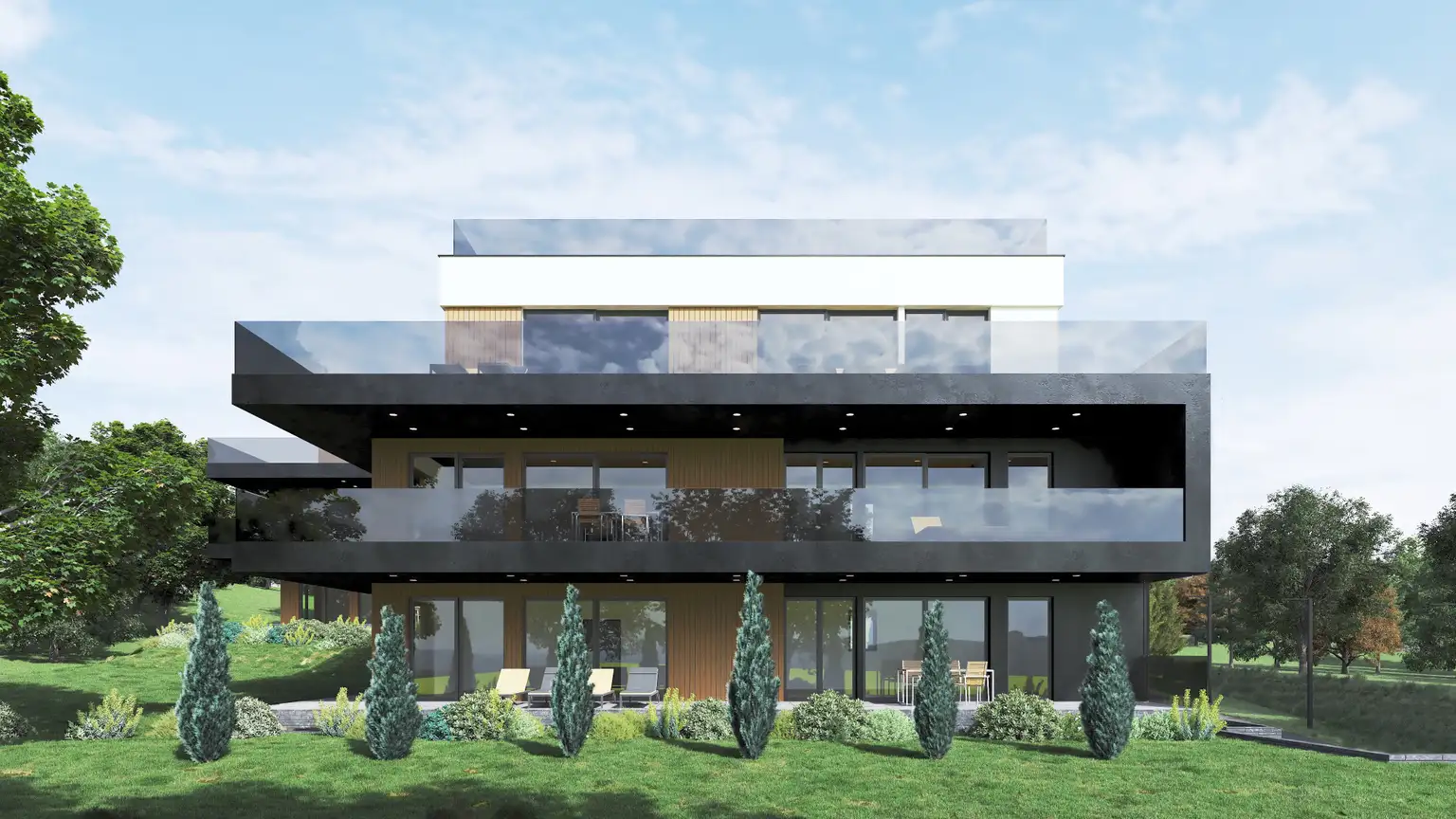 Zagreb, Gračani - Projekt luksuznog stambenog kompleksa , novogradnja