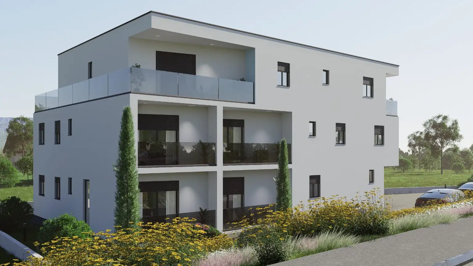 Kaštela, Kaštel Novi - Moderner Neubau in ruhiger Umgebung