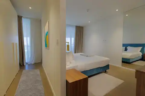 Istra, Petram Resort – trosoban apartman 95 m², balkon, pogled na park