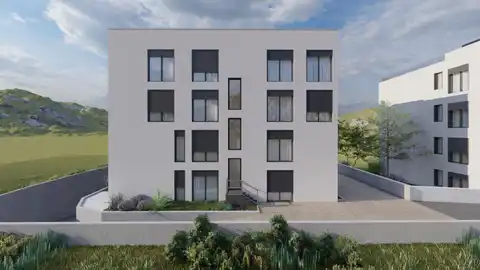 Podstrana - One-bedroom apartment with a garden