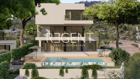 Šibenik, Rogoznica - Pozemek s projektem luxusní vily 819m2