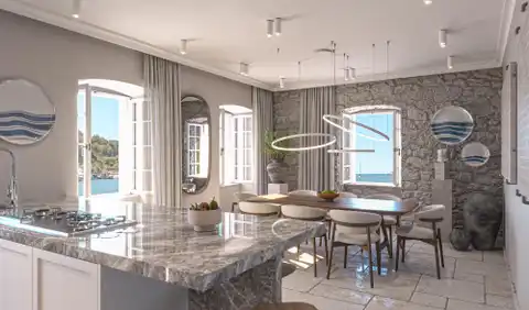Tar – kamena vila za obnovu, 326 m², 4SB, wellnes, uz more