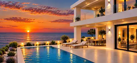 Villa 550 m², piscine, vue sur mer, 200 mètres de la mer — Ražanj