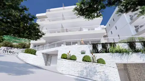 Wohnung 46 m², Živogošće — 2 Zimmer, 1. Etage, Loggia
