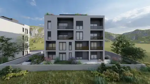 Podstrana - 1-Zimmer-Wohnung mit Garten