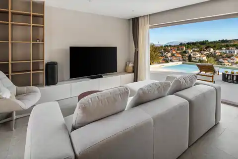 Brač, Splitska - Maison avec vue sur la mer