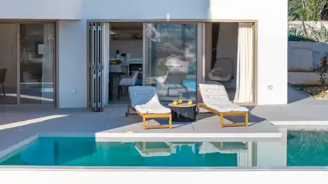 Brač, Splitska - Maison avec vue sur la mer