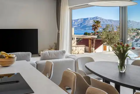 Brač, Splitska - Maison avec vue sur la mer