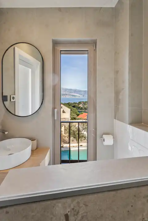 Brač, Splitska - Maison avec vue sur la mer