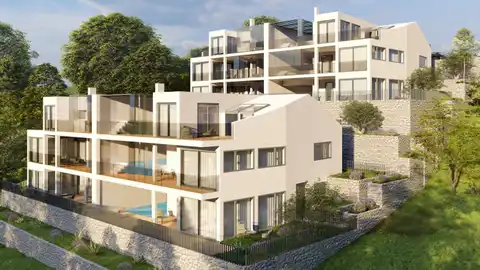 Trogir, Marina – stan 119,68 m², 2 spavaće sobe, bazen, 150 m od mora