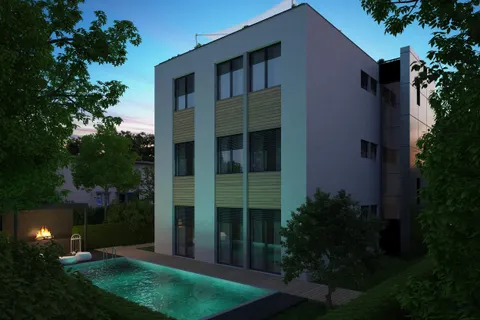 Zagreb, Srebrnjak - Ekskluzivno petsobno stanovanje z vrtom in bazenom 150 m2 novogradnja