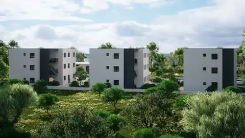 Kaštela, Kaštel Stari - Mieszkanie dwupokojowe z tarasem w nowoczesnym nowym budynku