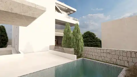 Stan 101,89 m², Opatija, Ičići — strešna terasa, balkon