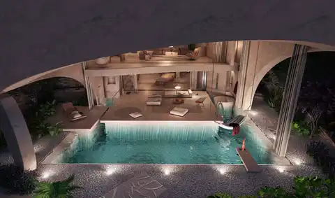 Brač, Postira - Građevinsko zemljište sa projektom vile