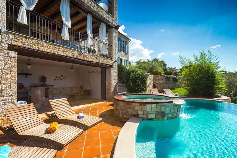 Istrie, Sveti Lovreč – Luxusní kamenná vila