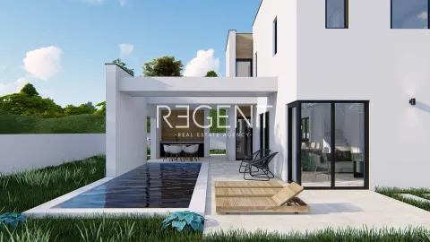 Rab - Vila s bazénom 300m od mora