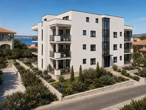 Primošten, stan 76,05 m² — 2 SS, lođa, pogled na more