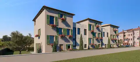 Таунхаус 152 м² Пореч — сад 140 м², терраса