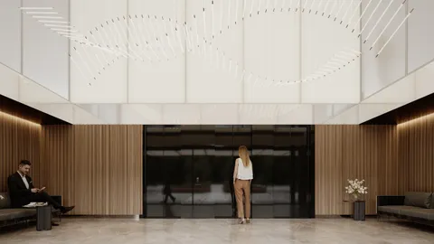 Zagreb, Trešnjevka, "Allegheny plaza" - Poslovni prostor u suvremenom stambeno - poslovnom kompleksu 101 m2