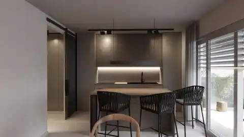 Постира, Брач – квартира 115 м² с террасой, гаражом и видом на море (S2)