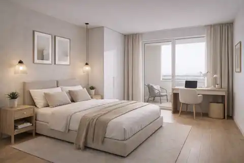 Makarska, Zelenka - trosoban stan u novogradnji s velikim balkonom