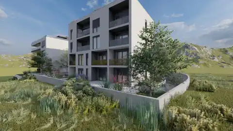 Podstrana - 1-Zimmer-Wohnung mit Garten