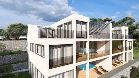 Trogir, Marina – stan 119,68 m², 2 spavaće sobe, bazen, 150 m od mora