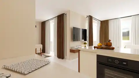 Vabriga – mieszkanie dwupokojowe z tarasem