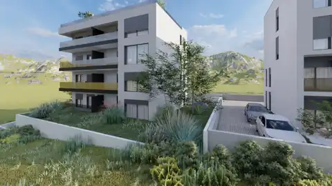 Podstrana - 1-Zimmer-Wohnung mit Garten